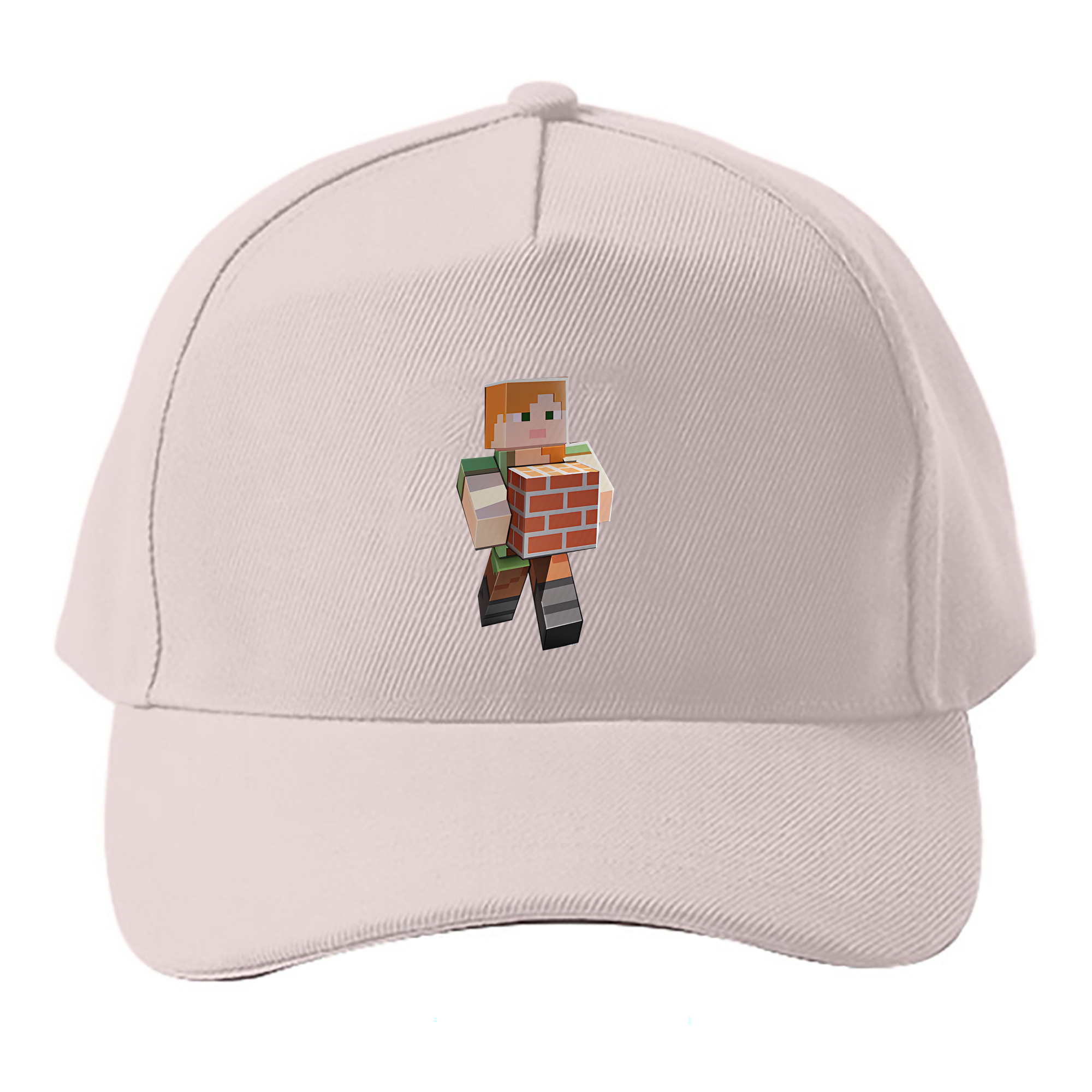 （画像用） マインクラフト ブロックの世界 Minecraft MC Block world ベースボールキャップ 綿100％ 男女兼用 帽子 スポーツ